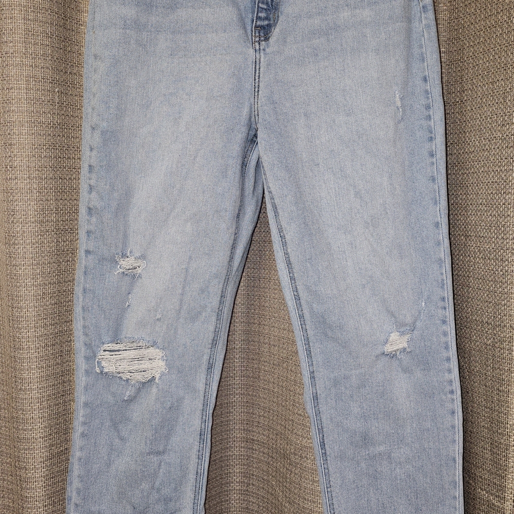 Cello Light Blue Distressed Boyfriend Jeans